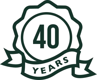 40 years icon